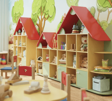 Шкафы для детского сада фото