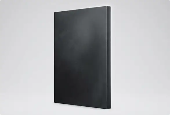 Черный матовый акриловый фасад с бархатистой текстурой Soft-touch