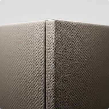 Фактурный мебельный фасад с рельефным тиснением под ткань или дерево