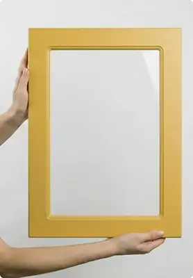 Фасад МДФ под остекление с внутренним скруглением