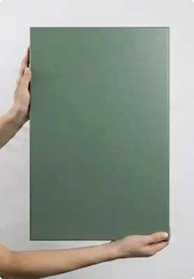 Гладкий крашеный фасад МДФ без фрезеровки в матовом исполнении