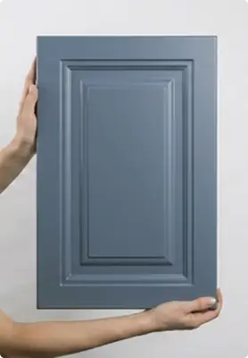 Фрезерованный фасад МДФ с имитацией глубокой двойной рамки 3D эффект