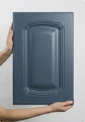 Классический кухонный фасад МДФ с объемной фигуреей и двойной фрезеровкой